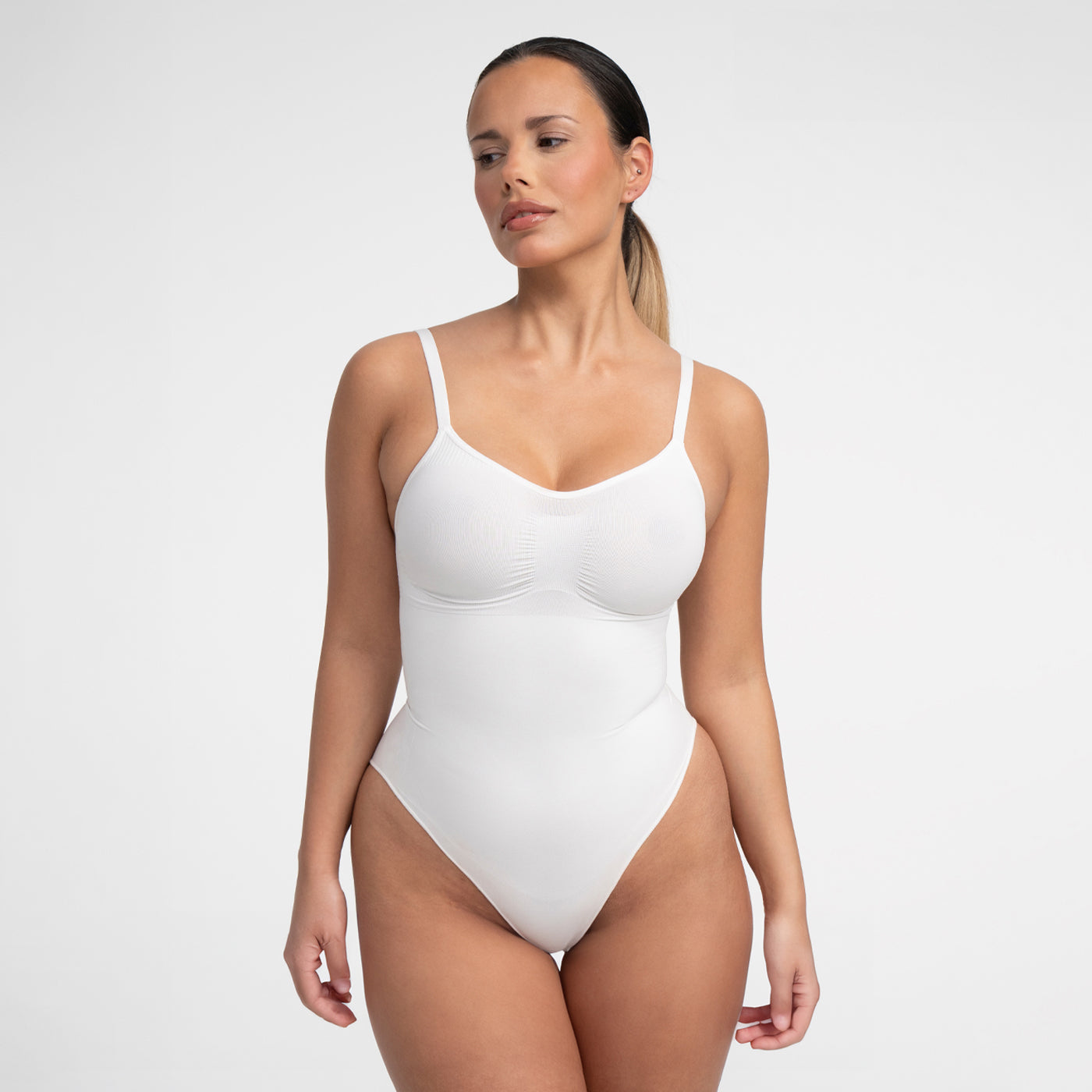 Bodysuit sculpting shapewear with briefs
