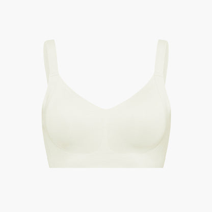 Seamless compact push-up bra