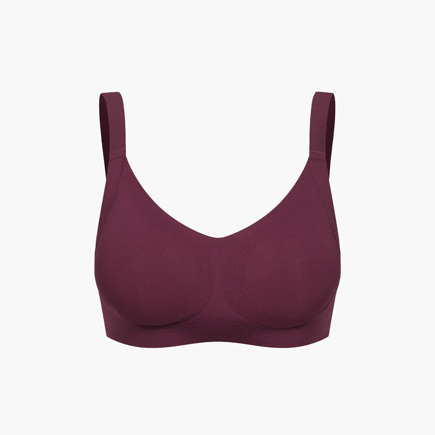 Seamless compact push-up bra