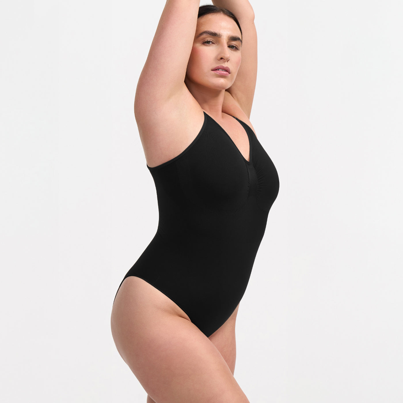 Bodysuit sculpting shapewear with briefs