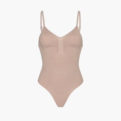 Bodysuit sculpting shapewear with briefs