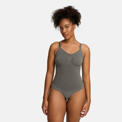 Bodysuit sculpting shapewear with briefs