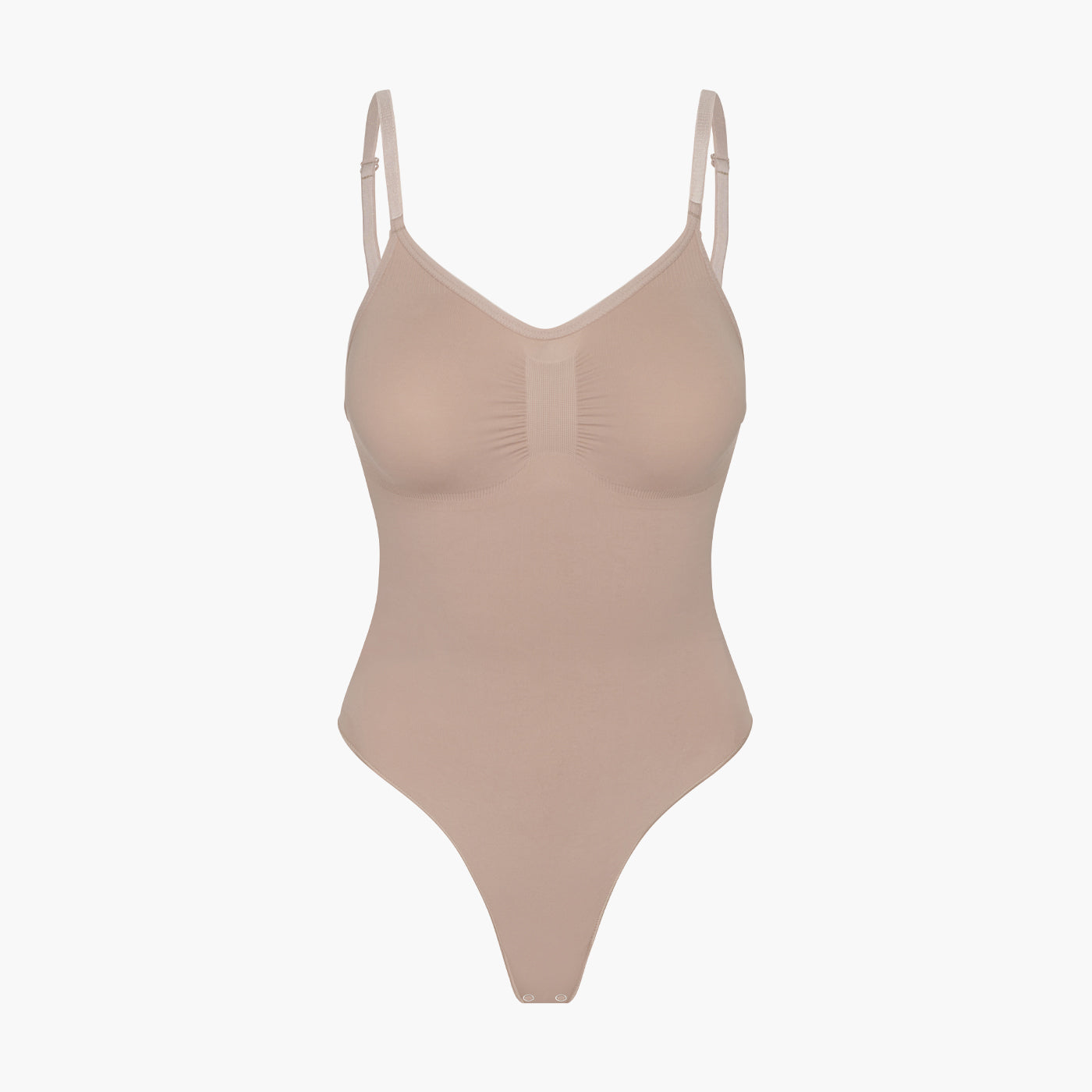 Bodysuit sculpting shapewear with thong