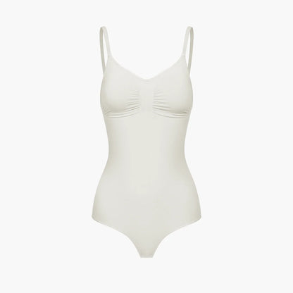 Bodysuit sculpting shapewear with thong