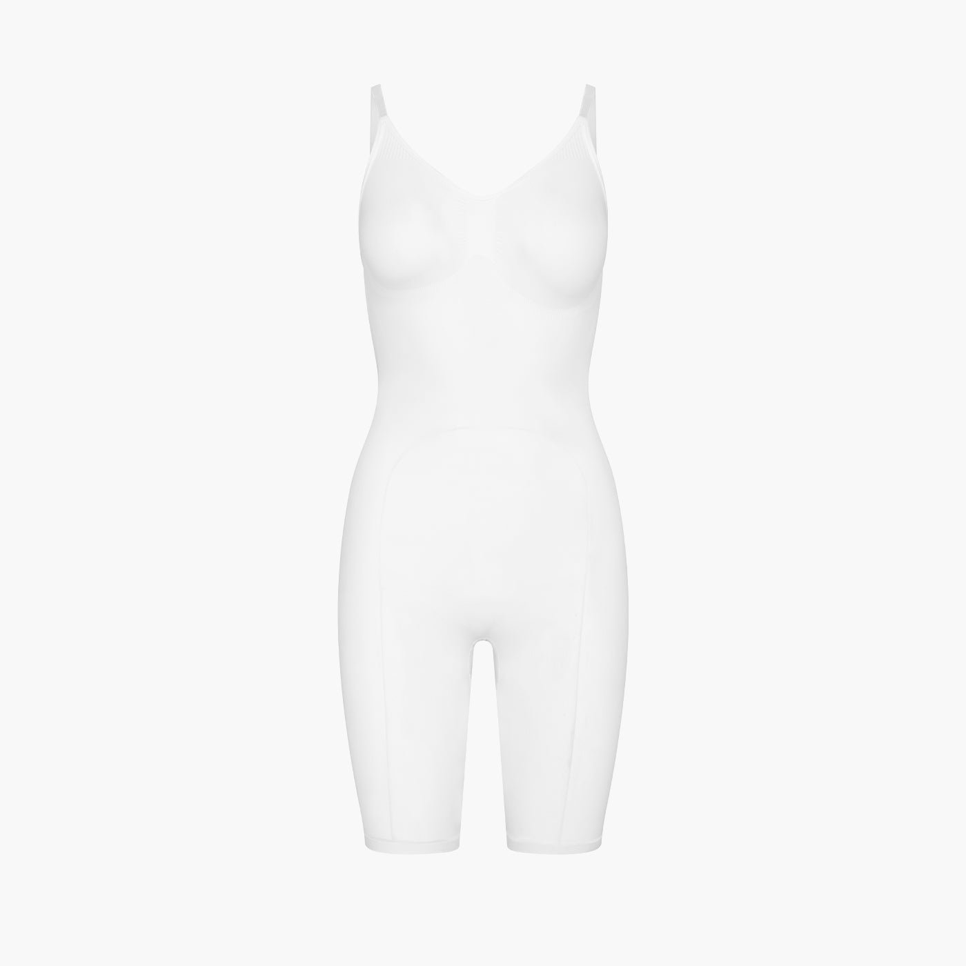 Bodysuit sculpting shapewear with shorts