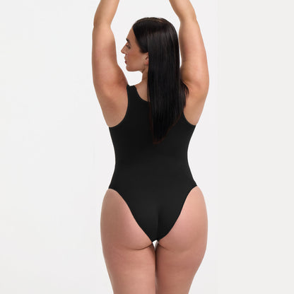 Tank bodysuit sculpting shapewear with briefs