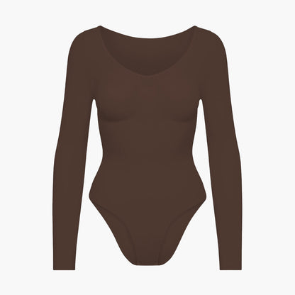 Bodysuit Sculpting Shapewear longsleeve with briefs
