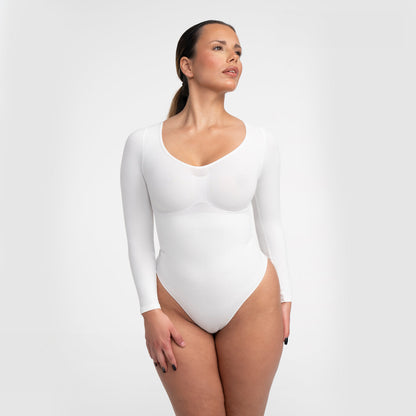 Bodysuit Sculpting Shapewear longsleeve with briefs