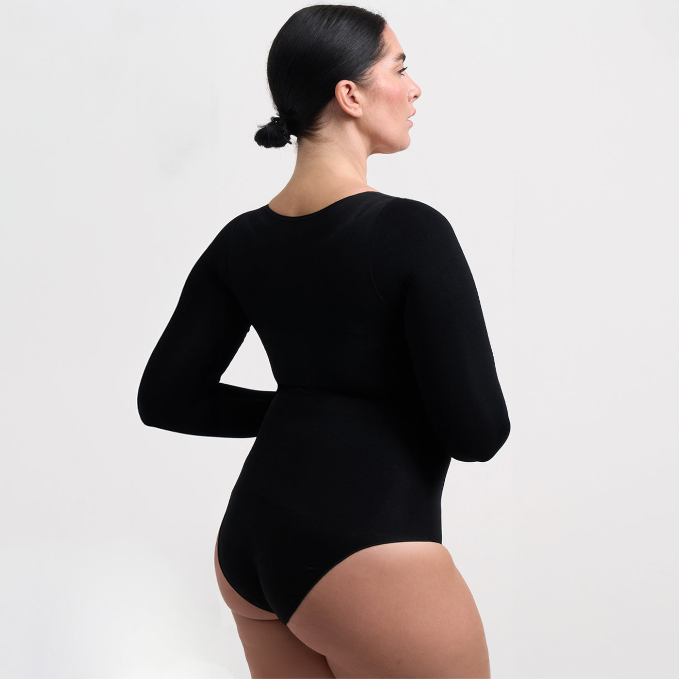 Bodysuit Sculpting Shapewear longsleeve with string