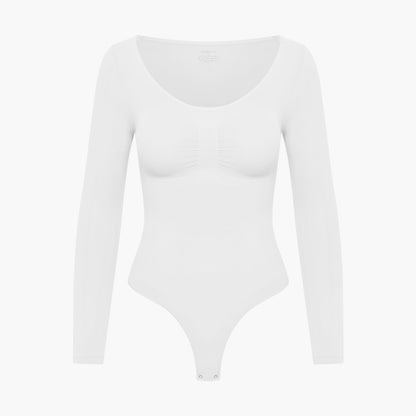 Bodysuit Sculpting Shapewear longsleeve with string
